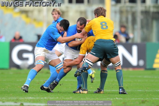 2010-11-20 Firenze - Italia-Australia 1223 Fabio Ongaro